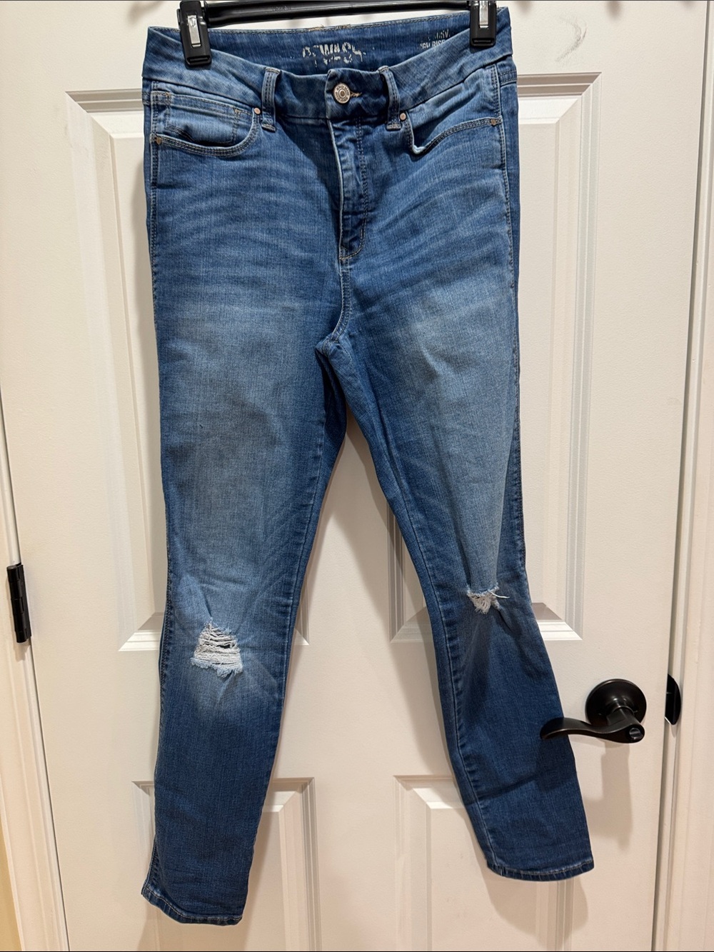 Rewash Blue Distressed Skinny Jeans